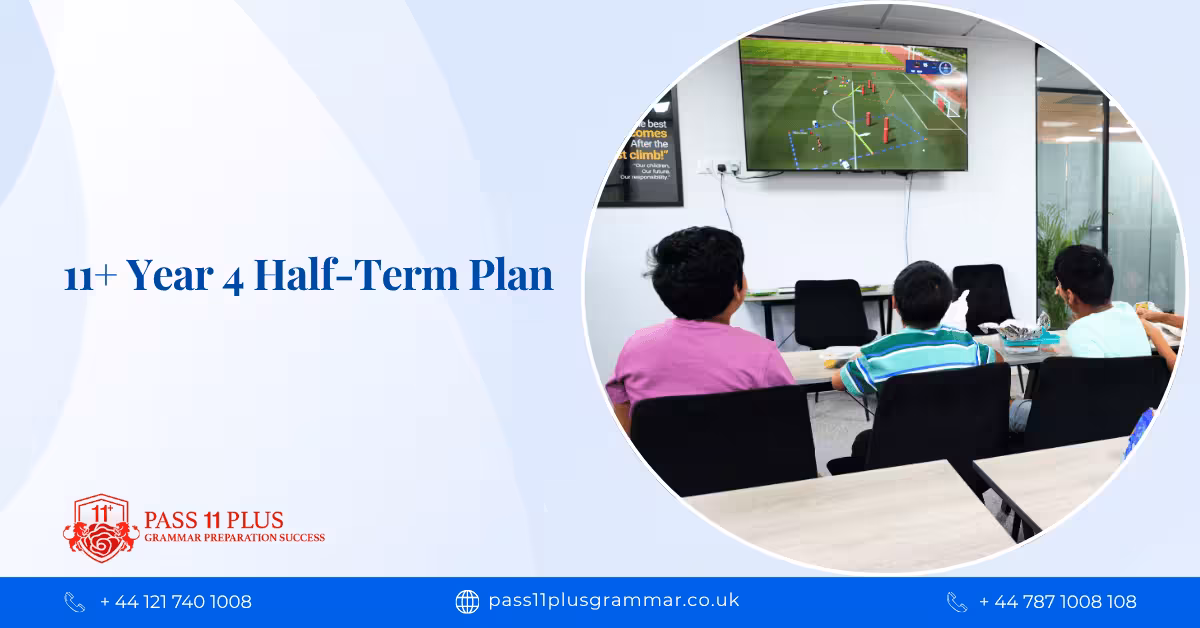 11+ Year 4 Half-Term Plan