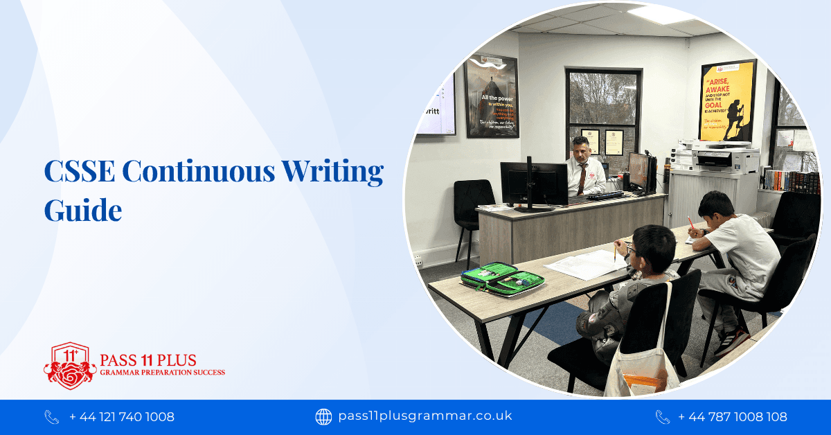 CSSE Continuous Writing Guide