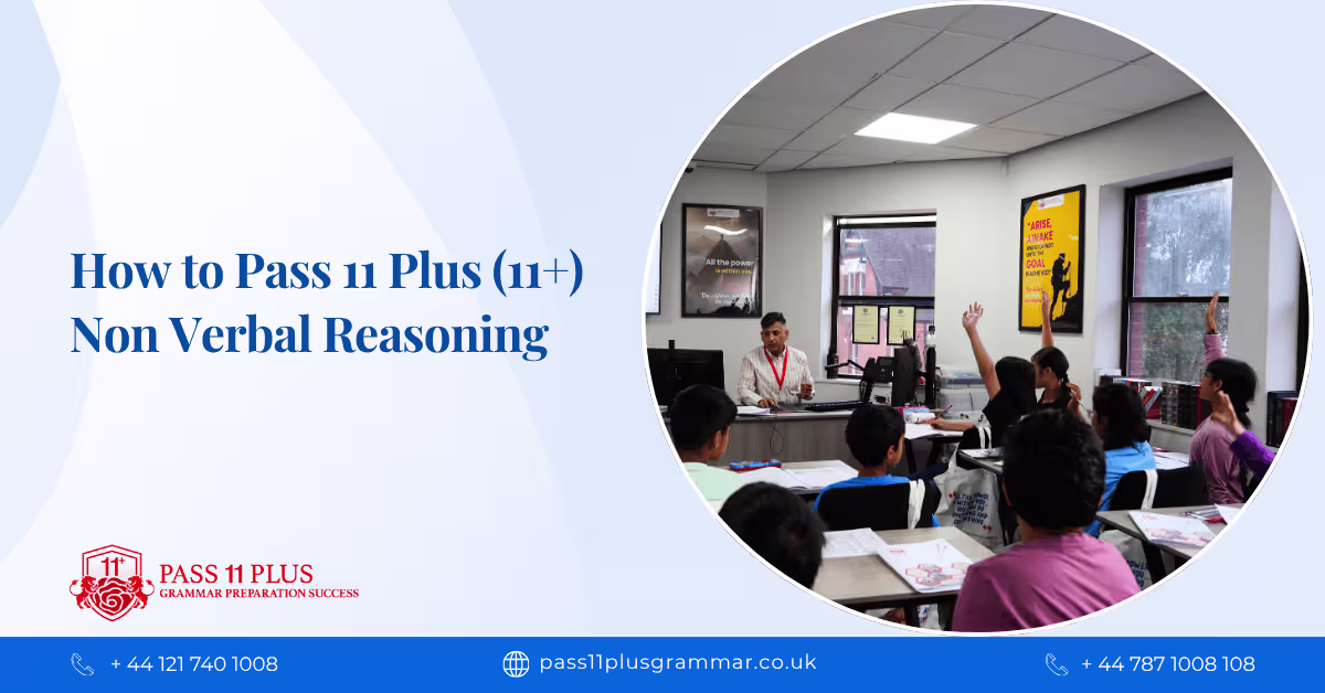 How to Pass 11 Plus (11+) Non Verbal Reasoning
