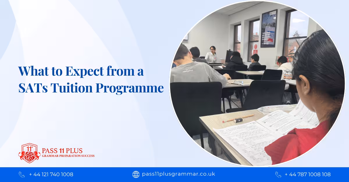 What to Expect from a SATs Tuition Programme