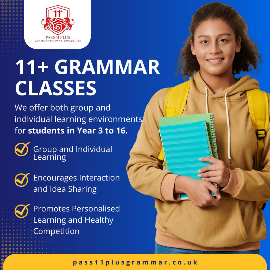 11+ Exam Courses & Tuition | Pass 11 Plus Grammar image.